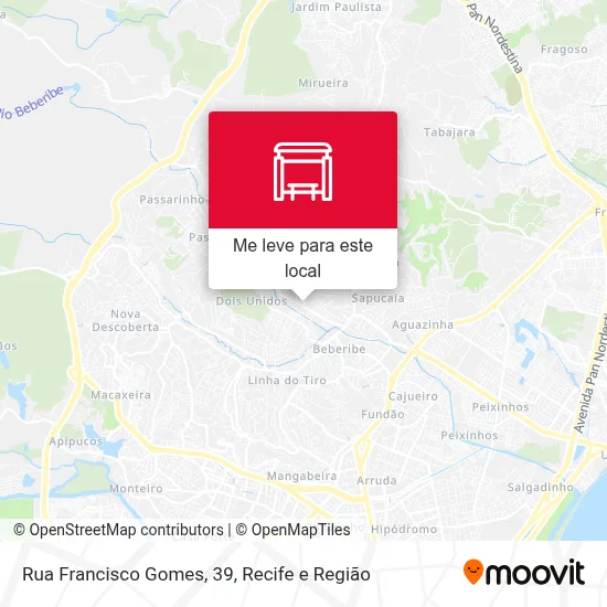 Rua Francisco Gomes, 39 mapa