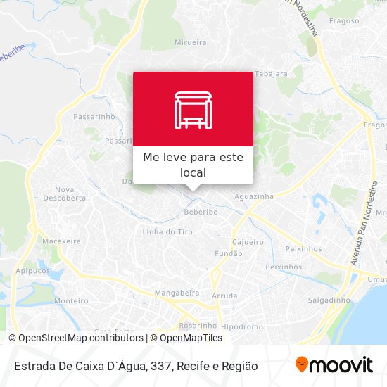 Estrada De Caixa D`Água, 337 mapa