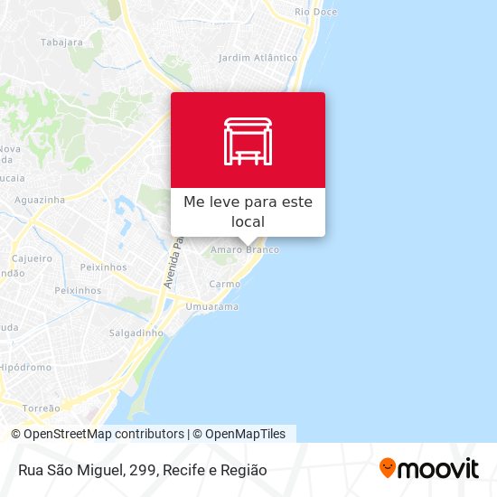 Rua São Miguel, 299 mapa