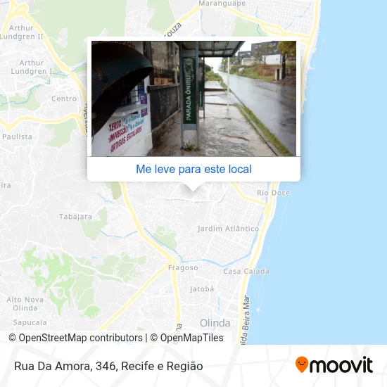 Rua Da Amora, 346 mapa
