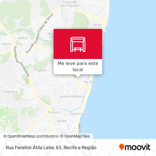 Rua Fenelon Átila Leite, 63 mapa