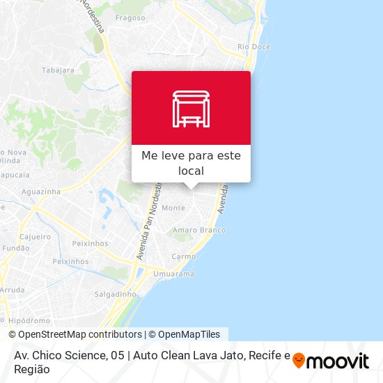 Av. Chico Science, 05 | Auto Clean Lava Jato mapa