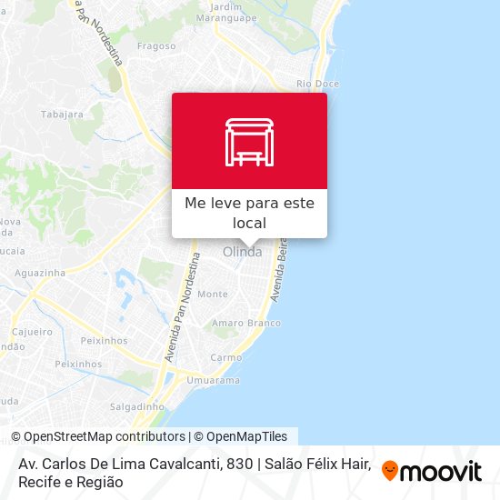 Av. Carlos De Lima Cavalcanti, 830 | Salão Félix Hair mapa