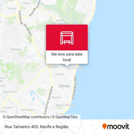 Rua Tamanco 405 mapa