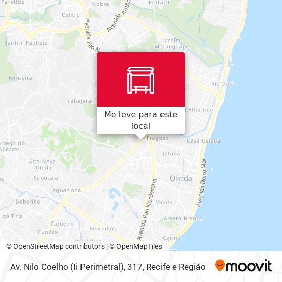 Av. Nilo Coelho (Ii Perimetral), 317 mapa