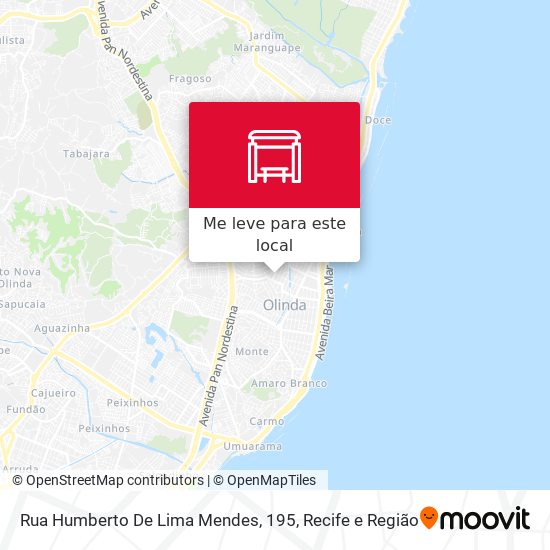 Rua Humberto De Lima Mendes, 195 mapa