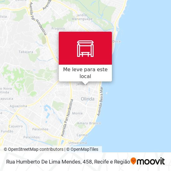 Rua Humberto De Lima Mendes, 458 mapa
