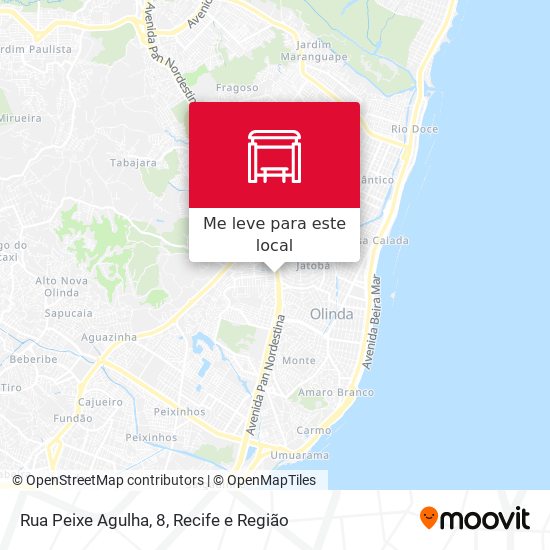 Rua Peixe Agulha, 8 mapa