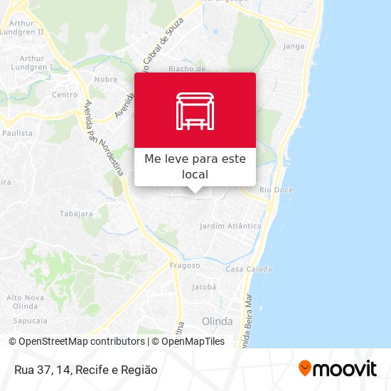 Rua 37, 14 mapa