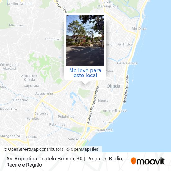 Av. Argentina Castelo Branco, 30 | Praça Da Bíblia mapa