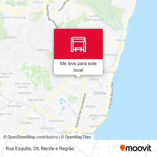 Rua Esquilo, 28 mapa
