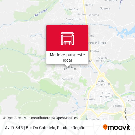 Av. D, 345 | Bar Da Cabidela mapa