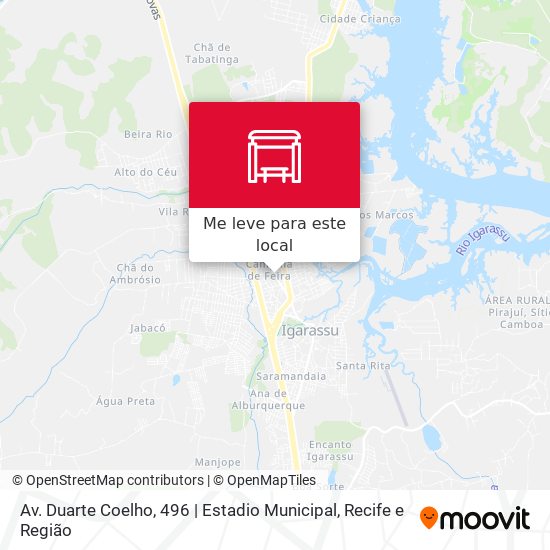 Av. Duarte Coelho, 496 | Estadio Municipal mapa