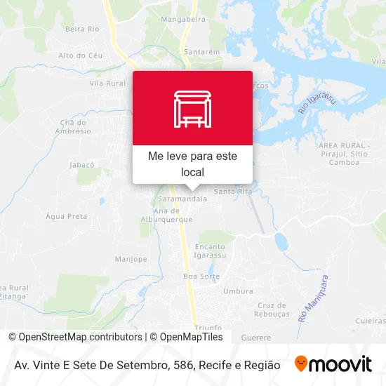 Av. Vinte E Sete De Setembro, 586 mapa