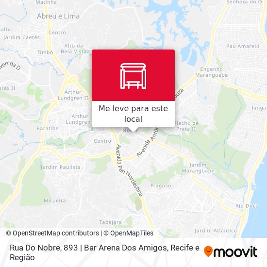 Rua Do Nobre, 893 | Bar Arena Dos Amigos mapa
