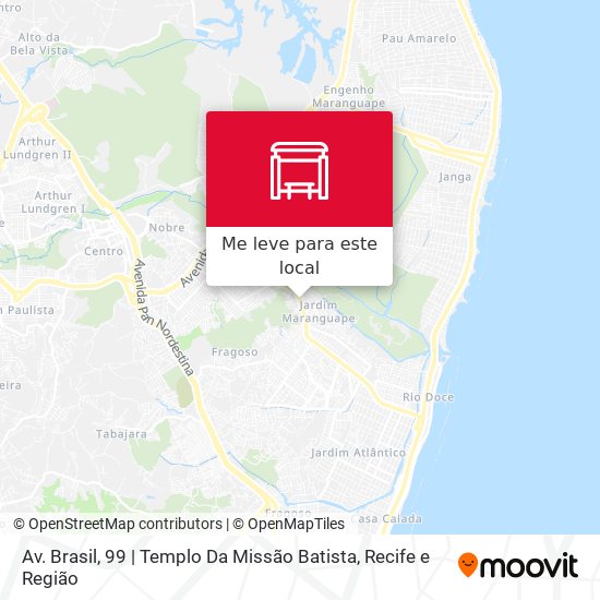 Av. Brasil, 99 | Templo Da Missão Batista mapa