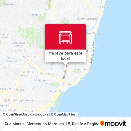 Rua Manuel Clementino Marques, 15 mapa