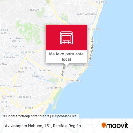 Av. Joaquim Nabuco, 151 mapa