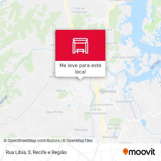 Rua Líbia, 3 mapa