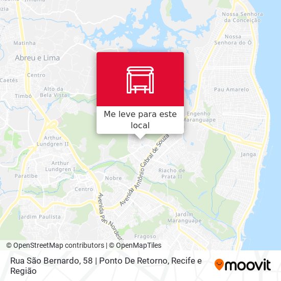 Rua São Bernardo, 58 | Ponto De Retorno mapa