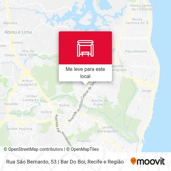 Rua São Bernardo, 53 | Bar Do Boi mapa