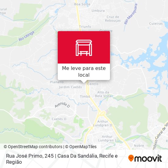 Rua José Primo, 245 | Casa Da Sandália mapa