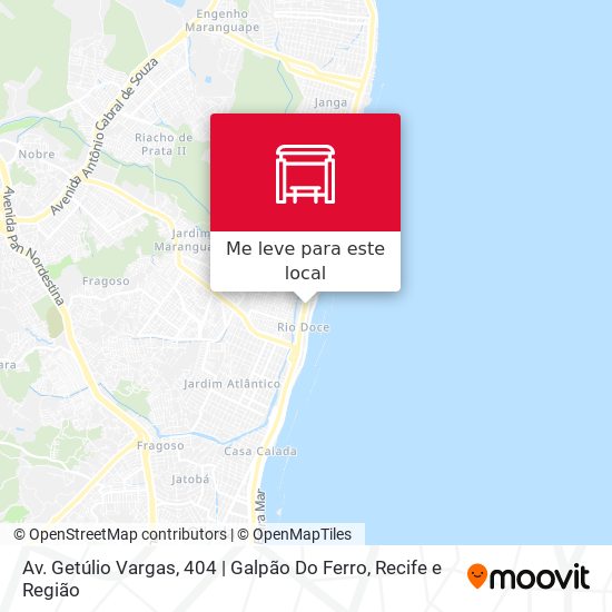 Av. Getúlio Vargas, 404 | Galpão Do Ferro mapa