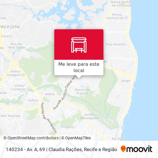 140234 - Av. A, 69 | Claudia Rações mapa