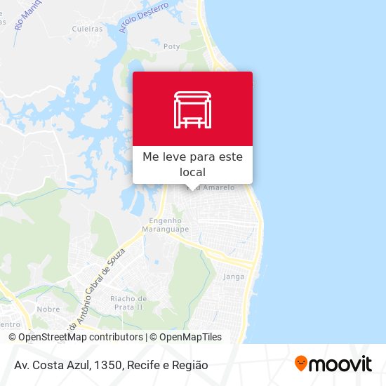 Av. Costa Azul, 1350 mapa