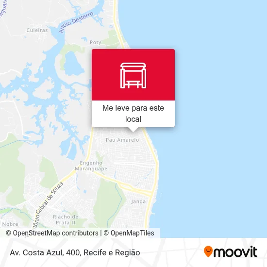 Av. Costa Azul, 400 mapa