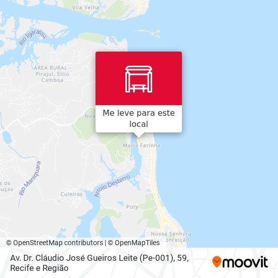 Av. Dr. Cláudio José Gueiros Leite (Pe-001), 59 mapa