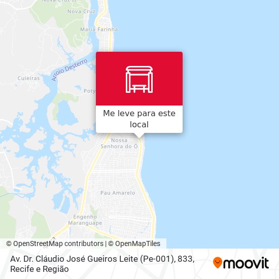 Av. Dr. Cláudio José Gueiros Leite (Pe-001), 833 mapa