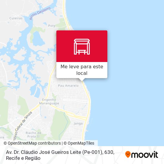 Av. Dr. Cláudio José Gueiros Leite (Pe-001), 630 mapa