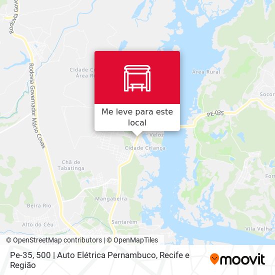 Pe-35, 500 | Auto Elétrica Pernambuco mapa