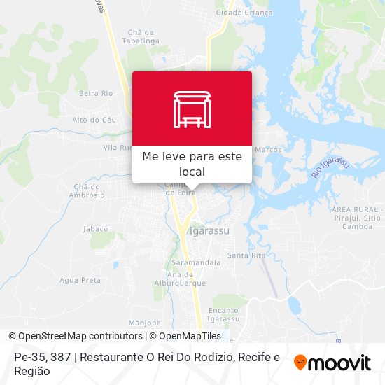 Pe-35, 387 | Restaurante O Rei Do Rodízio mapa