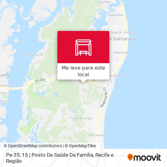 Pe-35, 15 | Posto De Saúde Da Família mapa