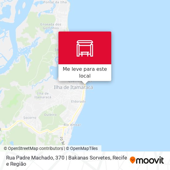 Rua Padre Machado, 370 | Bakanas Sorvetes mapa