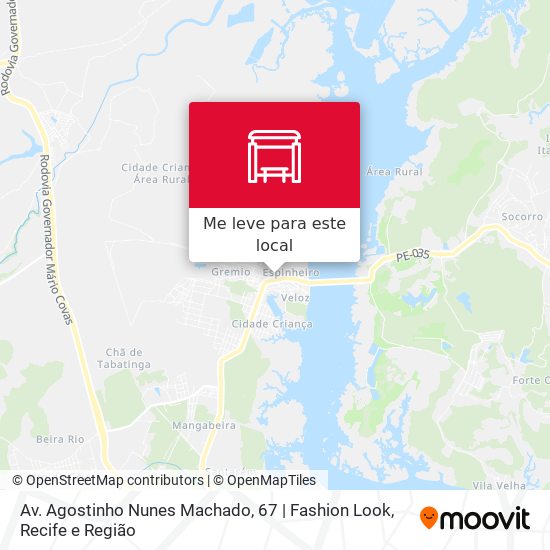 Av. Agostinho Nunes Machado, 67 | Fashion Look mapa