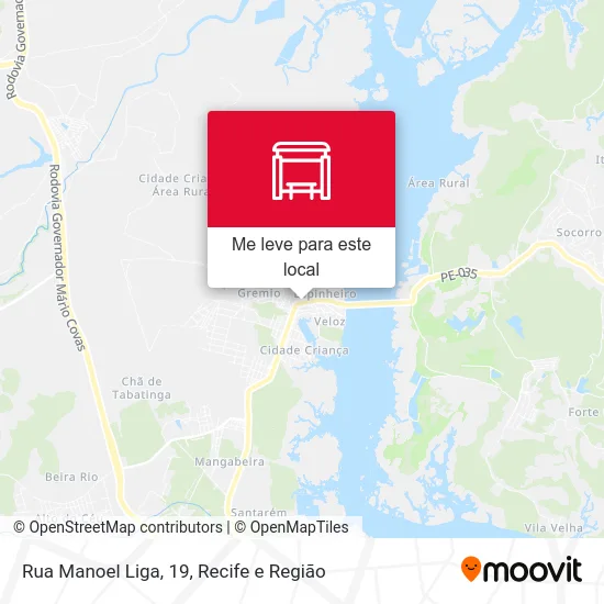 Rua Manoel Liga, 19 mapa