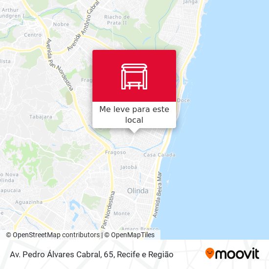 Av. Pedro Álvares Cabral, 65 mapa