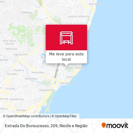 Estrada Do Bonsucesso,  209 mapa