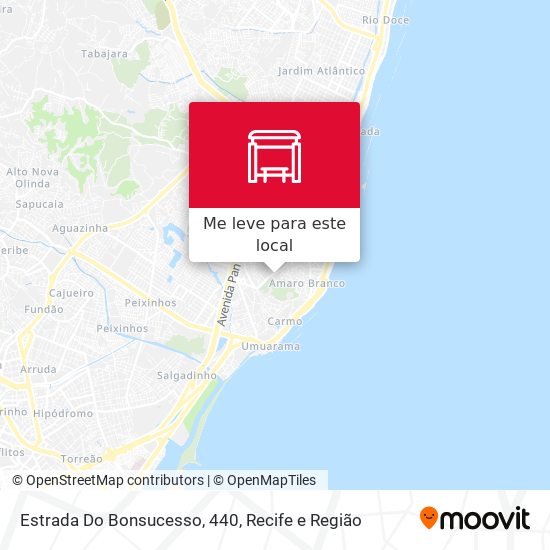 Estrada Do Bonsucesso,  440 mapa