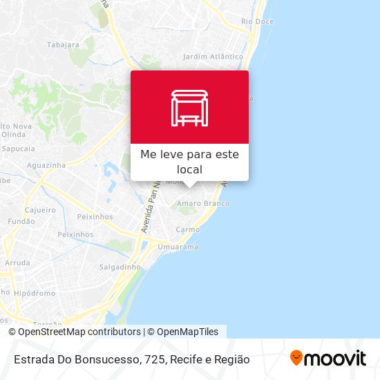 Estrada Do Bonsucesso,  725 mapa