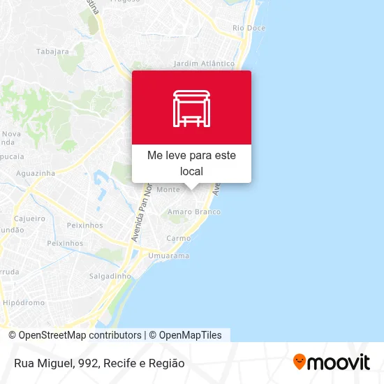Rua Miguel, 992 mapa