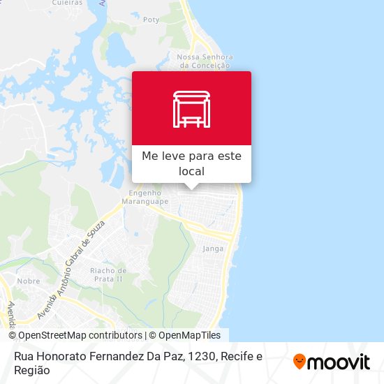 Rua Honorato Fernandez Da Paz, 1230 mapa
