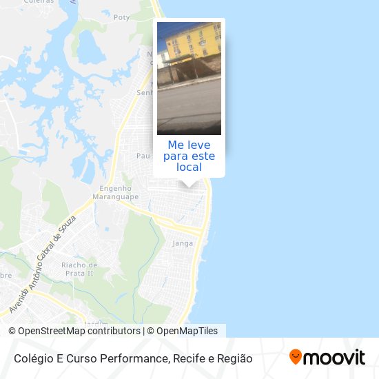Colégio E Curso Performance mapa