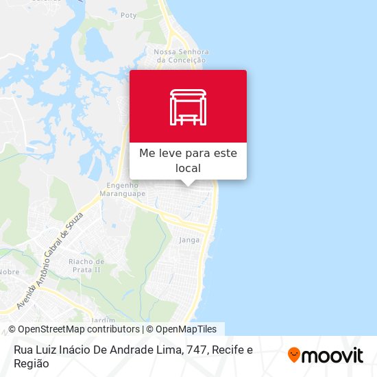 Rua Luiz Inácio De Andrade Lima, 747 mapa