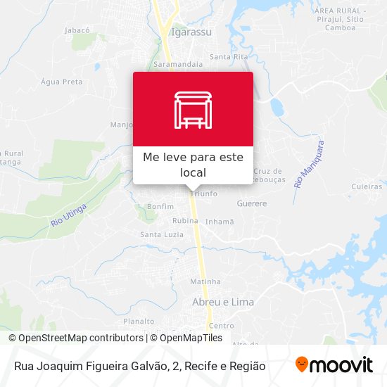 Rua Joaquim Figueira Galvão, 2 mapa