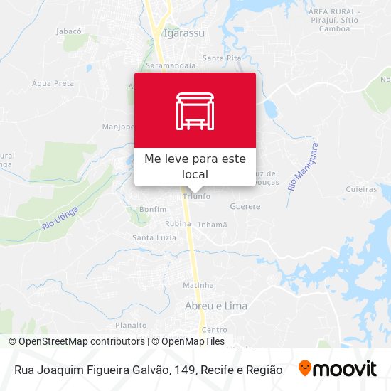 Rua Joaquim Figueira Galvão, 149 mapa