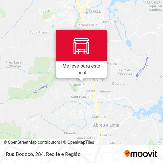 Rua Bodocó, 284 mapa